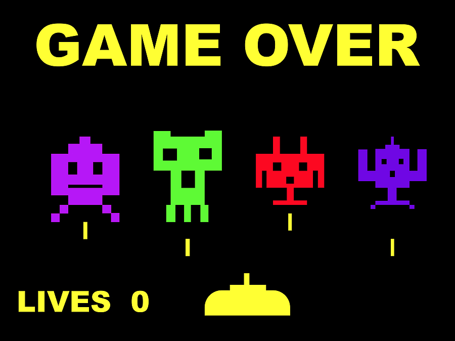 bigstock_Space_Invaders_Game_Over_5142602