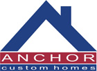 Logo Design for Anchor Custom Homes (St. Louis, Mississippi)